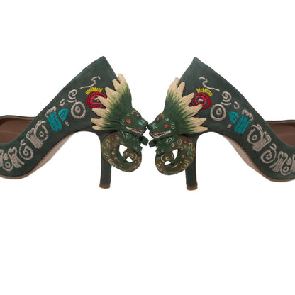 PEYOTL® QUETZALCOATL Verde - Tacones