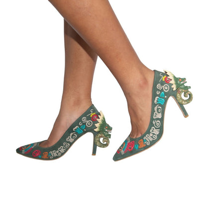 PEYOTL® QUETZALCOATL Verde - Tacones