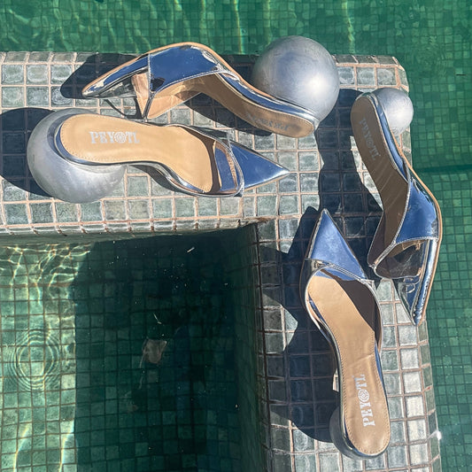 PEYOTL® Mules Plateados Ixchel – Edición Limitada ✨🌙