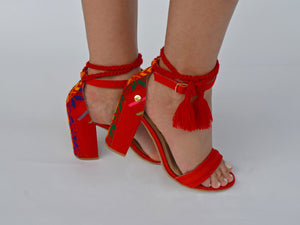 PEYOTL® Izel Heeled Sandals