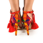 Load image into Gallery viewer, PEYOTL® Tlaelpalquini Heeled Sandals
